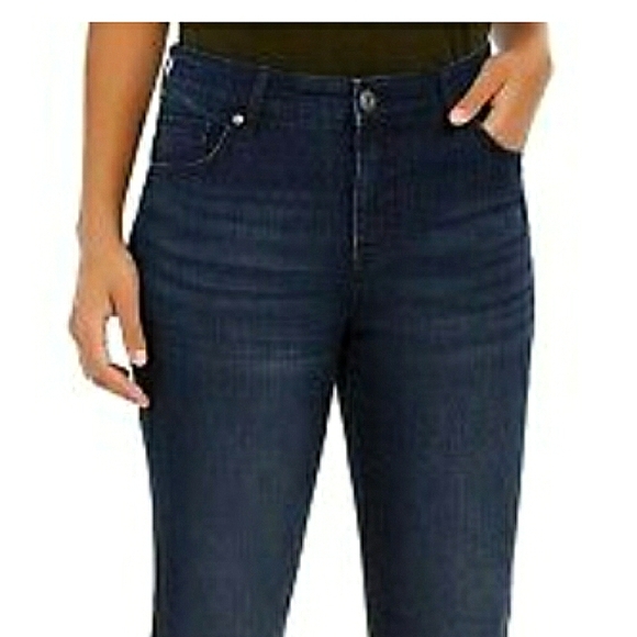 NWT Style & Co Plus Sz Mid Rise Straight Leg Jeans - Picture 3 of 13